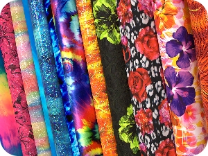 Patterned Stretch Fabrics