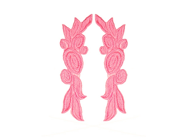 Guipure Motifs - Dionne (240mm x 65mm) - Neon Candy