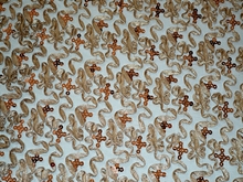 3D Ribbon Swirl & Sequin on 2 Way Give Net - Nude