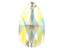 Swarovski Sew-On 28x17mm Pear - Crystal AB