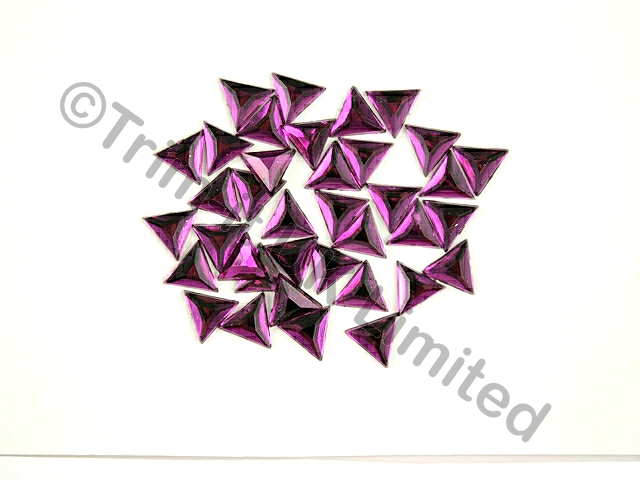 Triangle 13mm Acrylic Stones - Purple Rain