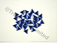 Triangle 13mm Acrylic Stones - Sapphire.