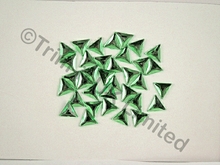 Triangle 13mm Acrylic Stones - Peridot