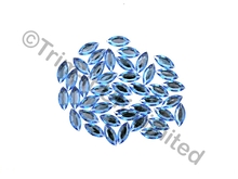  Navette 15x7mm Acrylic stone - Light Sapphire.