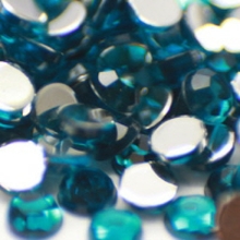 Acrylic Stones SS16(3.5mm Round)70% OFF - Blue Zircon