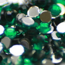 Acrylic Stones SS16(3.5mm Round)70% OFF - Emerald