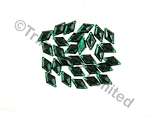 Diamond 18x11mm Acrylic Stones - Emerald