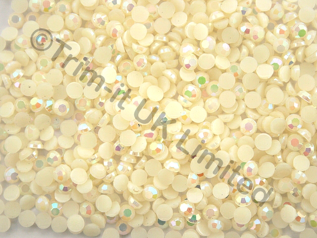 Acrylic Stones AB  SS20(4.5mm)70% OFF - Pearl Cream AB