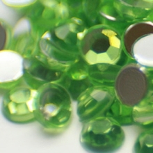 Acrylic Stones SS30(6mm Round)70% OFF - Peridot