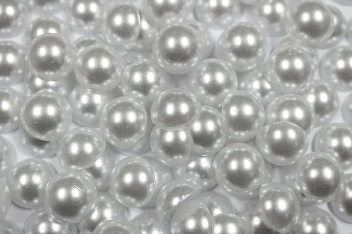 Round Half Pearls 16mm-100pcs. - White