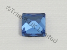 Brilliance Hotfix 10mm Square-Box Of 180pcs. - Sapphire.