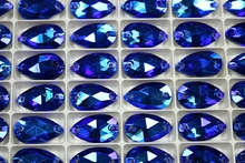 Brilliance 18x10.5mm Pear Box of 144 pcs. - Bright Sapphire AB