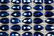 Brilliance 18x10.5mm Pear Box of 144 pcs. - Cobalt AB