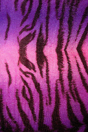 Bengal Tiger Stretch Net - Purple/Magenta/Neon Candy