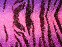 Bengal Tiger Stretch Net - Purple/Magenta/Neon Candy