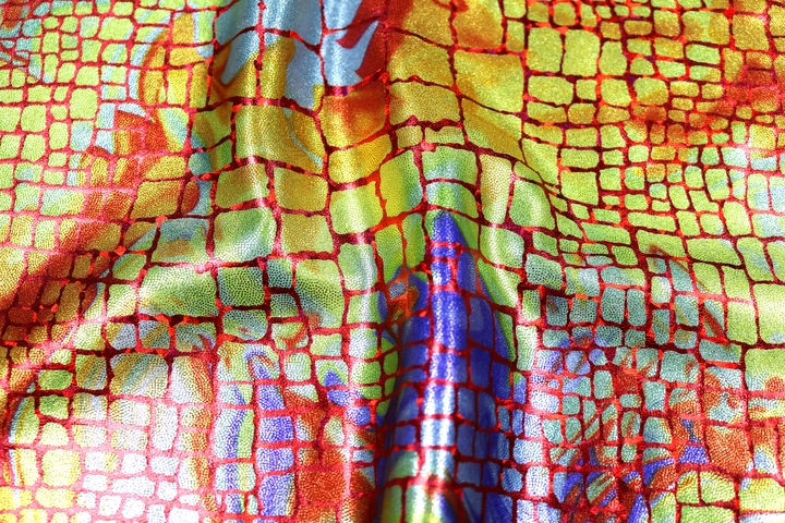 Cassia Foil Print on Lycra - Colour As Seen