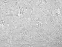 Cinderella Stretch Lace - White