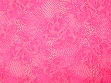 Cinderella Stretch Lace - Neon Cerise