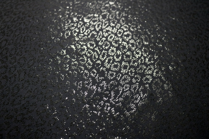 Rain metallic on Lycra - Black/Metallic Black