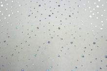 Holo.Foil on Stretch Net (Design 66) - White/Silver Hologram