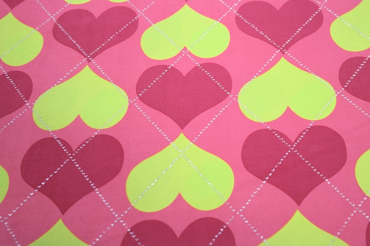 Foil on Light weight Print Lycra(Design 71) - Colour As Seen