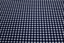 Clearance Print Cotton Lycra(Design 733)5mm check - Colour As Seen