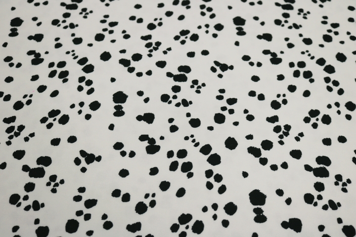 Clearance Print Lycra(Design 84)Dalmation - White/Black