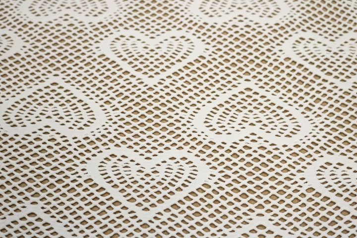 Clearance Heart stretch Fishnet(Design 87) - White