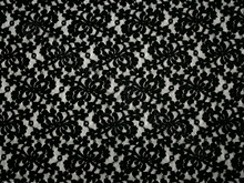 Clover Leaf Stretch Lace SALE WAS 20 - Black