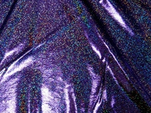 Cosmic Metallica Lycra - Grape