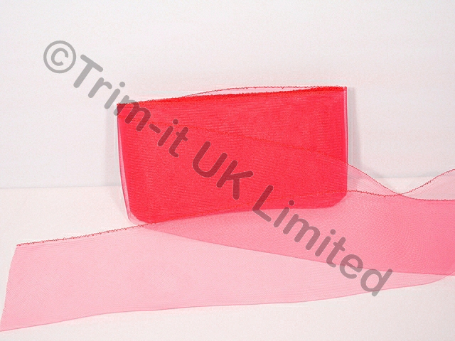 NEW 154mm Crinoline(GB)-Soft Boning - Neon Red