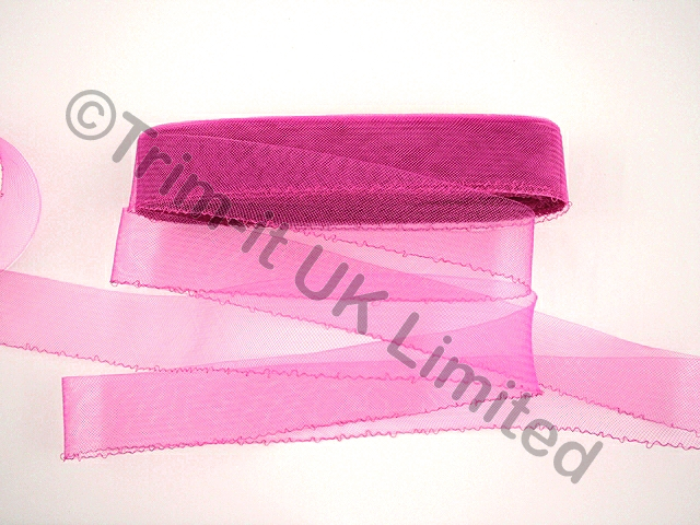 40mm Crinoline-Soft Boning - Electric Pink