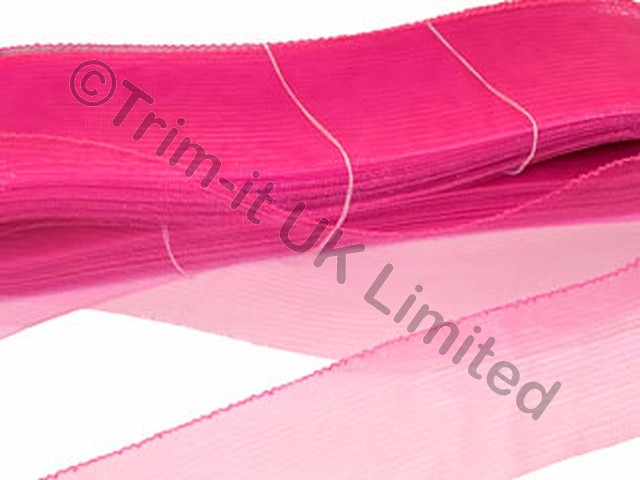 NEW 76mm Crinoline(GB) - Soft Boning - Flo. Cerise