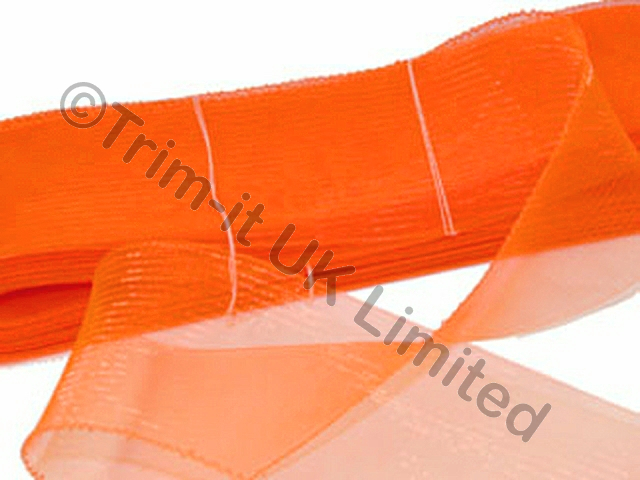 NEW 76mm Crinoline(GB) - Soft Boning - Flo. Orange