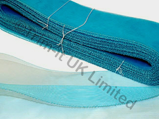 NEW 76mm Crinoline(GB) - Soft Boning - Turquoise