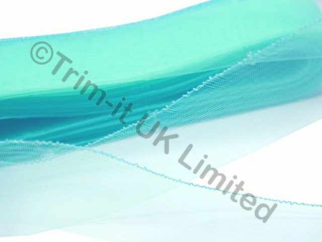 NEW 76mm Crinoline(GB) - Soft Boning - Pale Turquoise