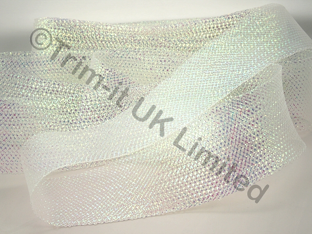 NEW 76MM Metallic Crinoline(GB)-Soft Boning - Iris