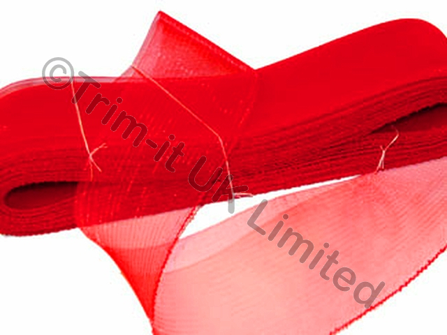 80mm Crinoline(CN) - Soft Boning - Flamenco Red