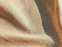 Dream-Hologram foil Stretch Net - Skin/Silver Hologram