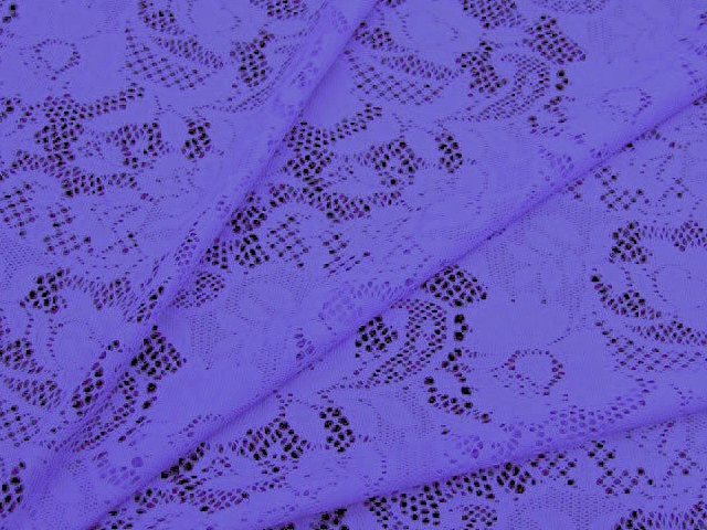 Elsa Stretch Lace - Purple