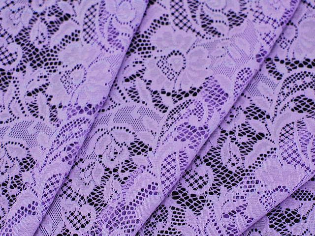 Elsa Stretch Lace - Lavender