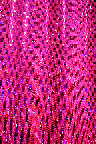 Ice Chip Hologram Lycra - Flo.Cerise/Cerise Hologram