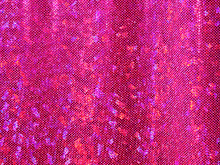 Ice Chip Hologram Lycra - Flo.Cerise/Cerise Hologram