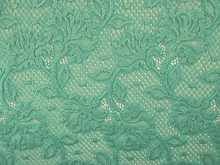 Jasmine Stretch Lace - Aqua