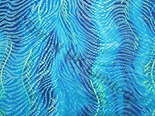 Jupiter Hologram Lycra - Royal/Turquoise/Tropic Lime