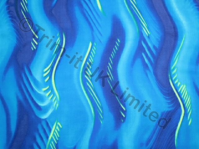 Jupiter Lycra - Royal/Turquoise/Tropic Lime