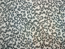 Leopard Hologram Light Weight Lycra SALE WAS 20 - White/Black/Silver Hologram