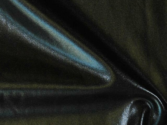 Liquid Foil lycra - Metallic Black