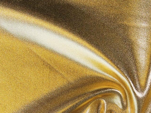 Liquid Foil lycra - Metallic Gold