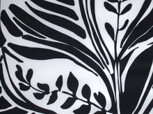 Leaf & Zebra Lycra SALE WAS 21 - Black/White